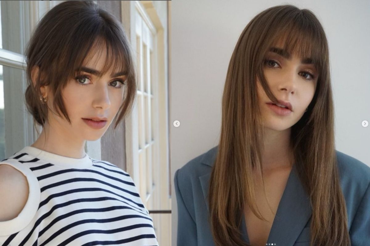 Đóng xong "Emily In Paris", Lily Collins cắt ngay tóc mái phong cách "nàng thơ" rối bời