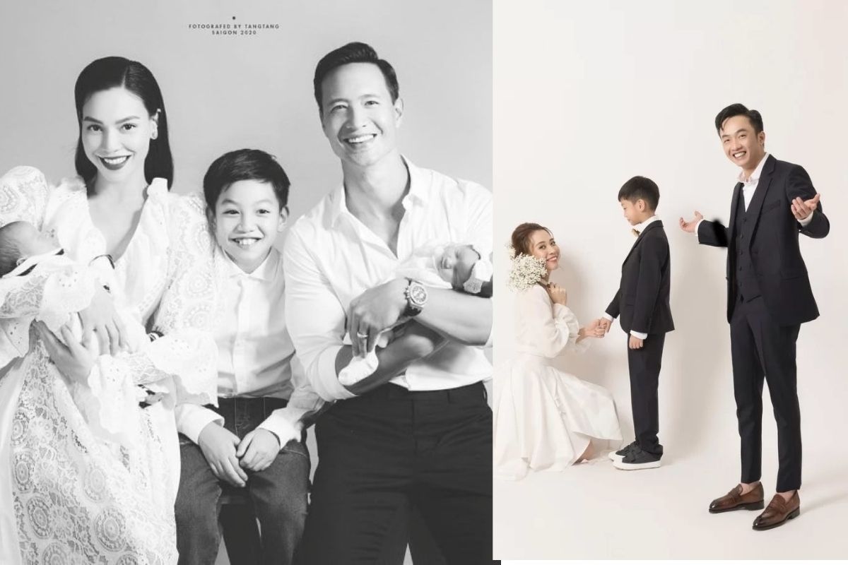 Các nhóc tì nhà sao Việt mặc gì khi chụp hình cưới với bố mẹ?