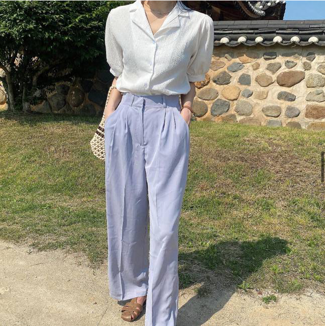 13 cách mặc quần màu pastel không sợ sến, chỉ trẻ trung và thanh lịch trở lên - Ảnh 9