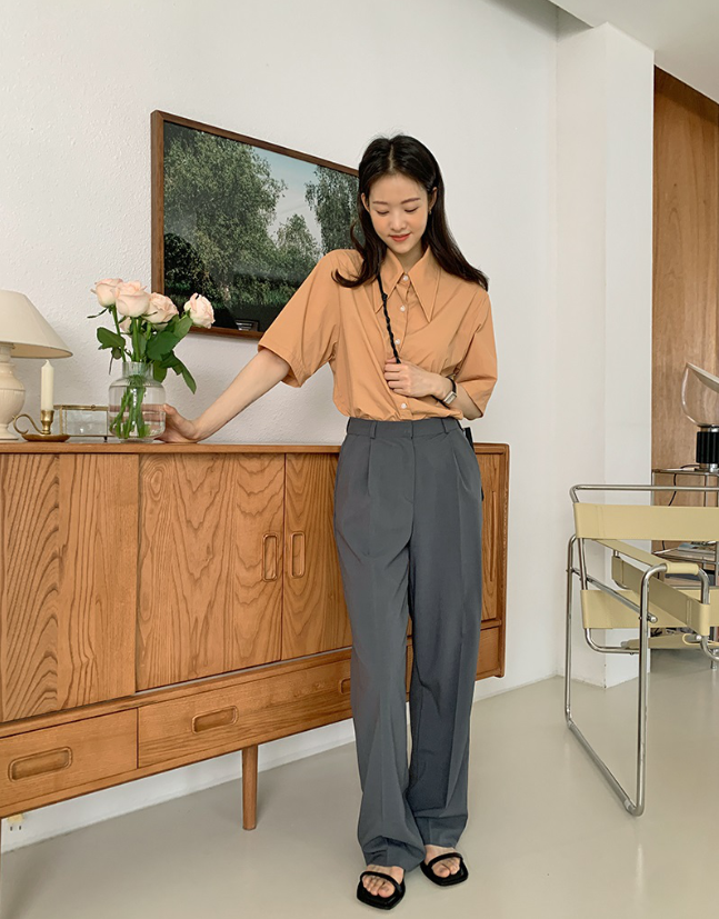 Phụ nữ Hàn chứng minh quần âu + sandal là công thức hoàn hảo để mặc đến công sở - Ảnh 13