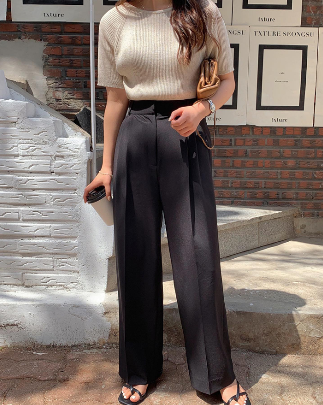 Phụ nữ Hàn chứng minh quần âu + sandal là công thức hoàn hảo để mặc đến công sở - Ảnh 3