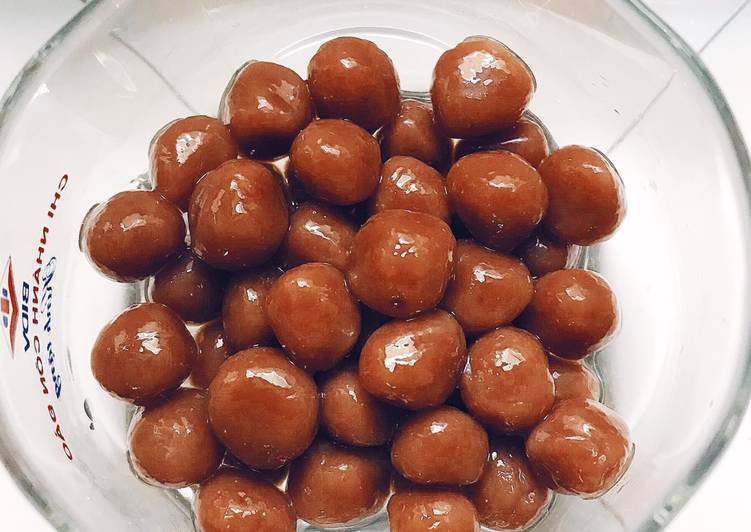 Cách làm trân châu ngon không cưỡng nổi từ... bột sắn và milo quen thuộc