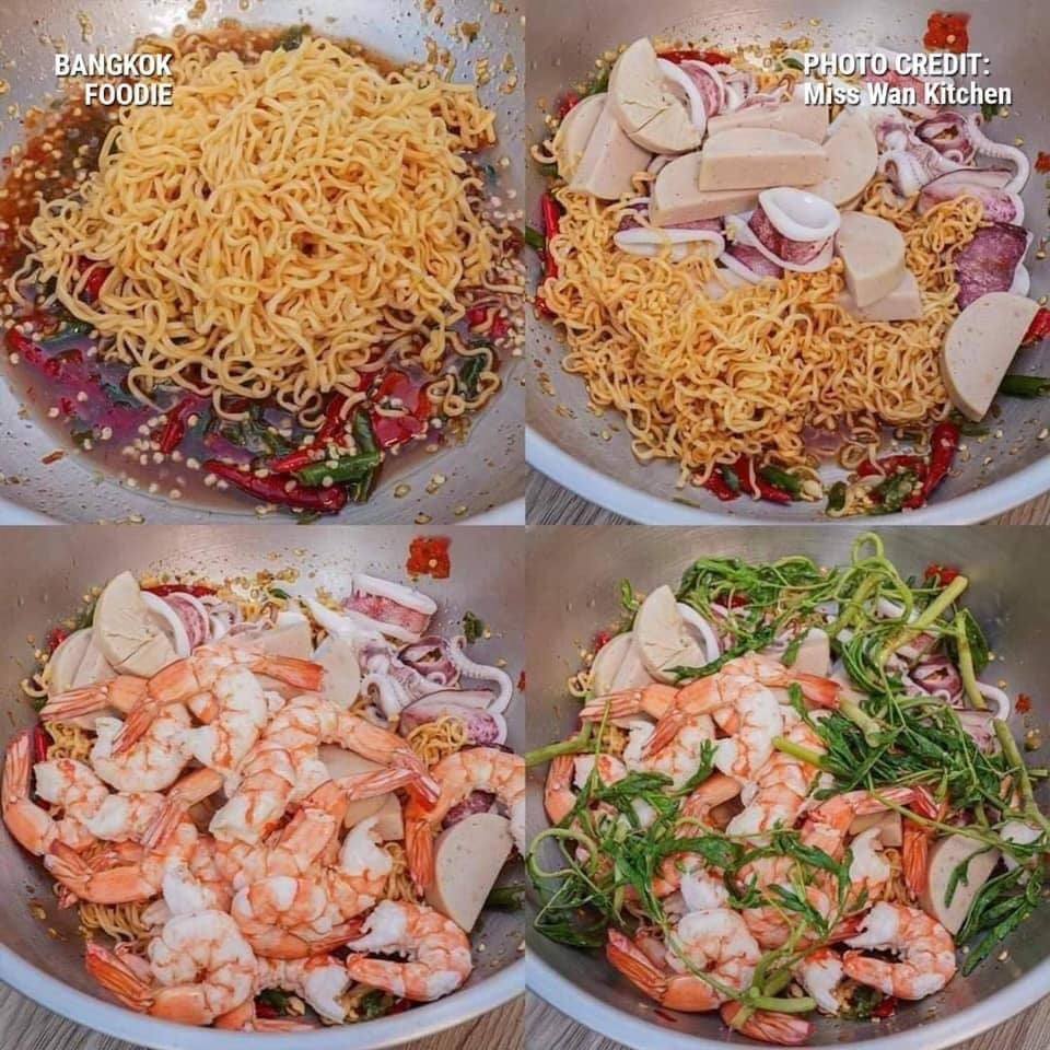 Cách làm gỏi salad mì ăn liền chua cay kiểu Thái ngon để ăn đêm xem bóng đá - Ảnh 5