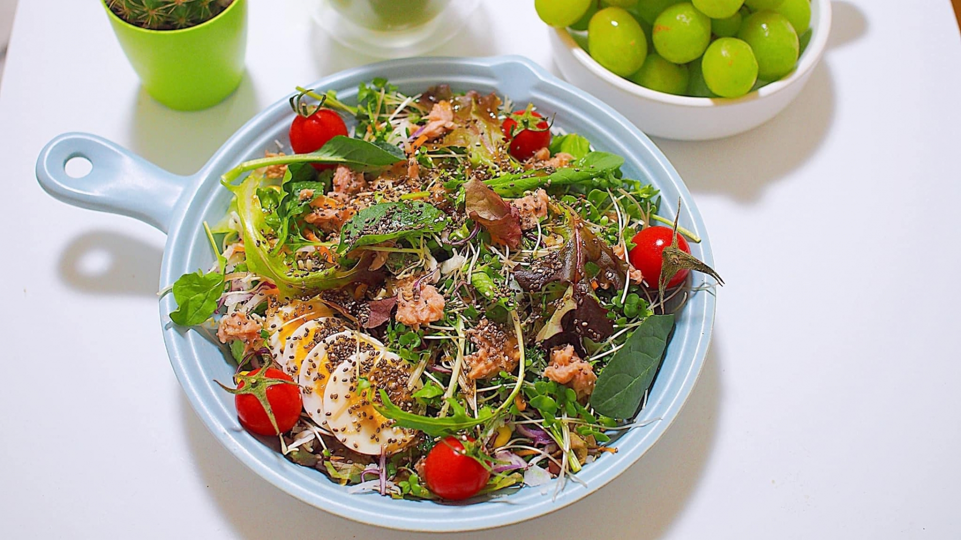 Salad trứng & cá ngừ