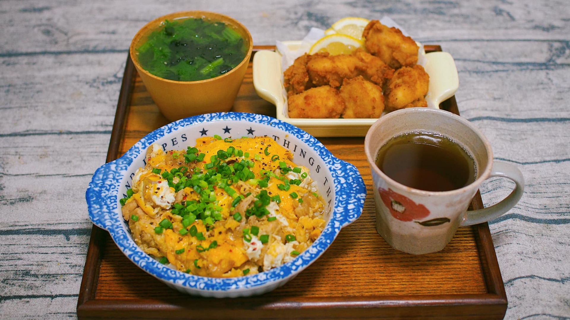 親子丼 oyakodon với cơm gạo lứt (chicken & egg bowl)