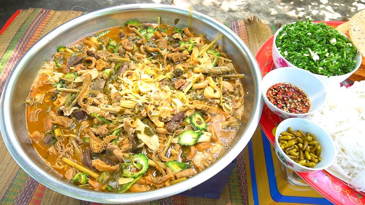 Gié bò - món đặc sản nức tiếng có phần kén người ăn của Bình Định - Ảnh 1