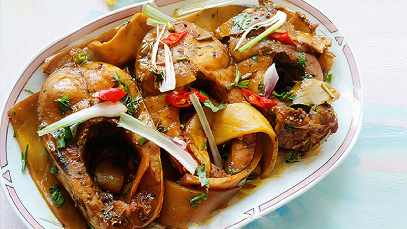 Cách làm cá trắm kho măng đậm đà, lạ miệng, hao cơm, hợp ngày đông lạnh