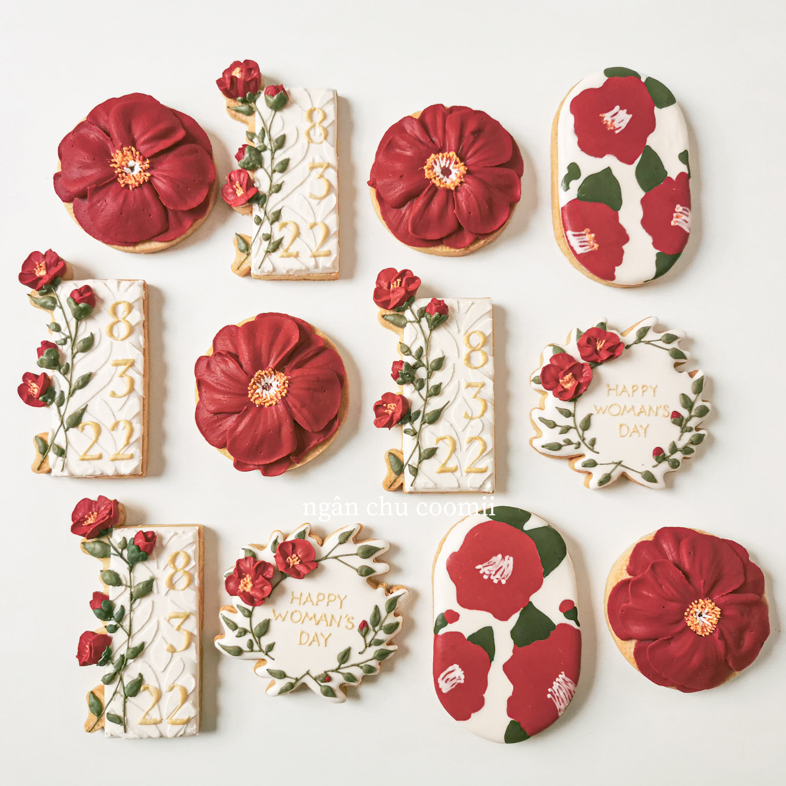 Cách làm bánh quy hạnh nhân hoa trà vừa đẹp mắt lại vừa ý nghĩa để tặng ngày 8/3