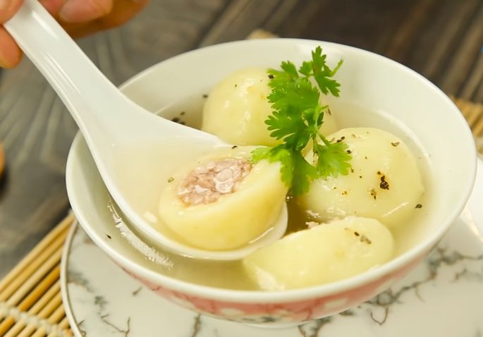Cách làm súp khoai tây viên nhân thịt mềm thơm, bổ dưỡng cho cả gia đình - Ảnh 6