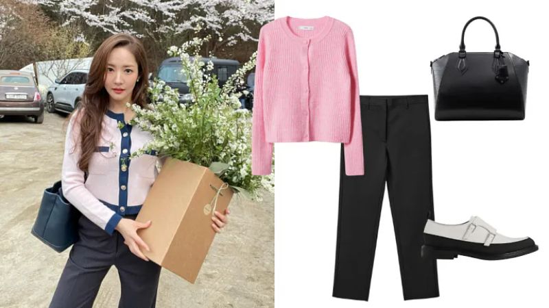 Học lỏm 15 kiểu mặc đồ công sở sang chảnh từ sao Hàn - Ảnh 1