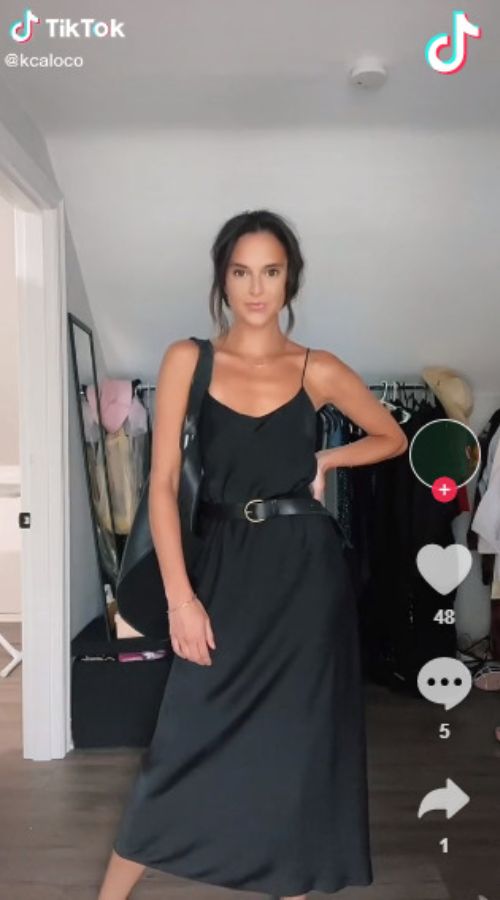 Thử thách 7 ngày phối đồ chỉ với một chiếc váy satin - Ảnh 1