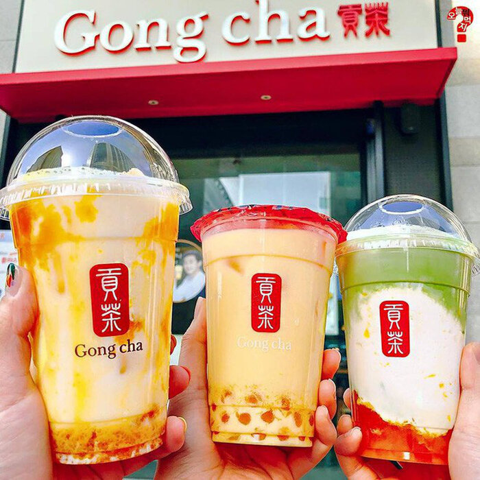  Trà sữa xoài có ở hầu hết các thương hiệu trà sữa. Ảnh: Gong Cha