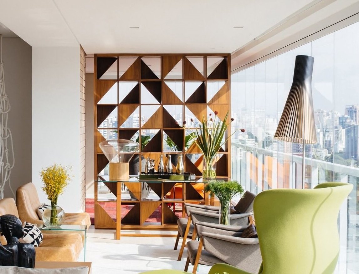 Cần gì xây nhiều tường khi có thể dùng vách ngăn sáng tạo và đẹp thế này!