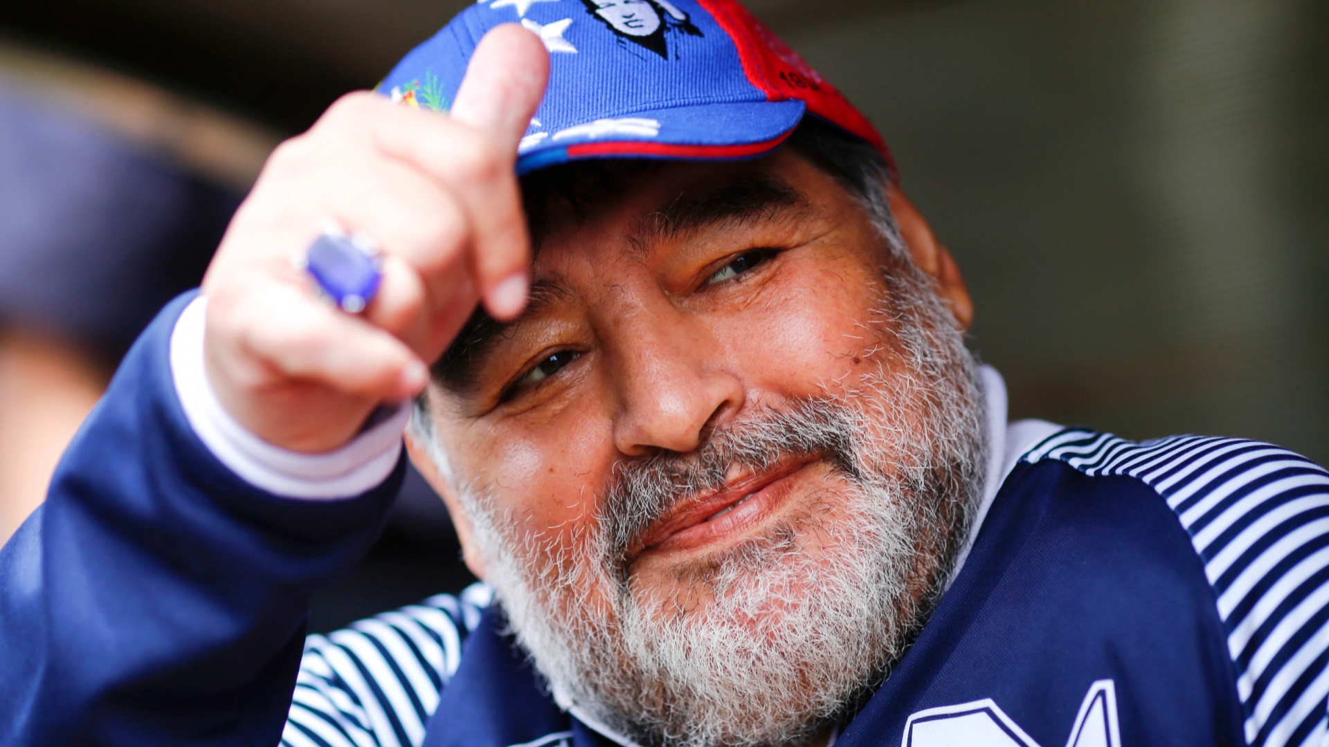 Huyền thoại bóng đá Maradona trước khi qua đời.