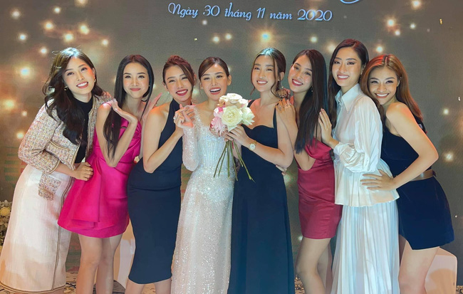 Dàn Hoa hậu, Á hậu xuất hiện cực lộng lẫy trong đám cưới Á hậu Tường San