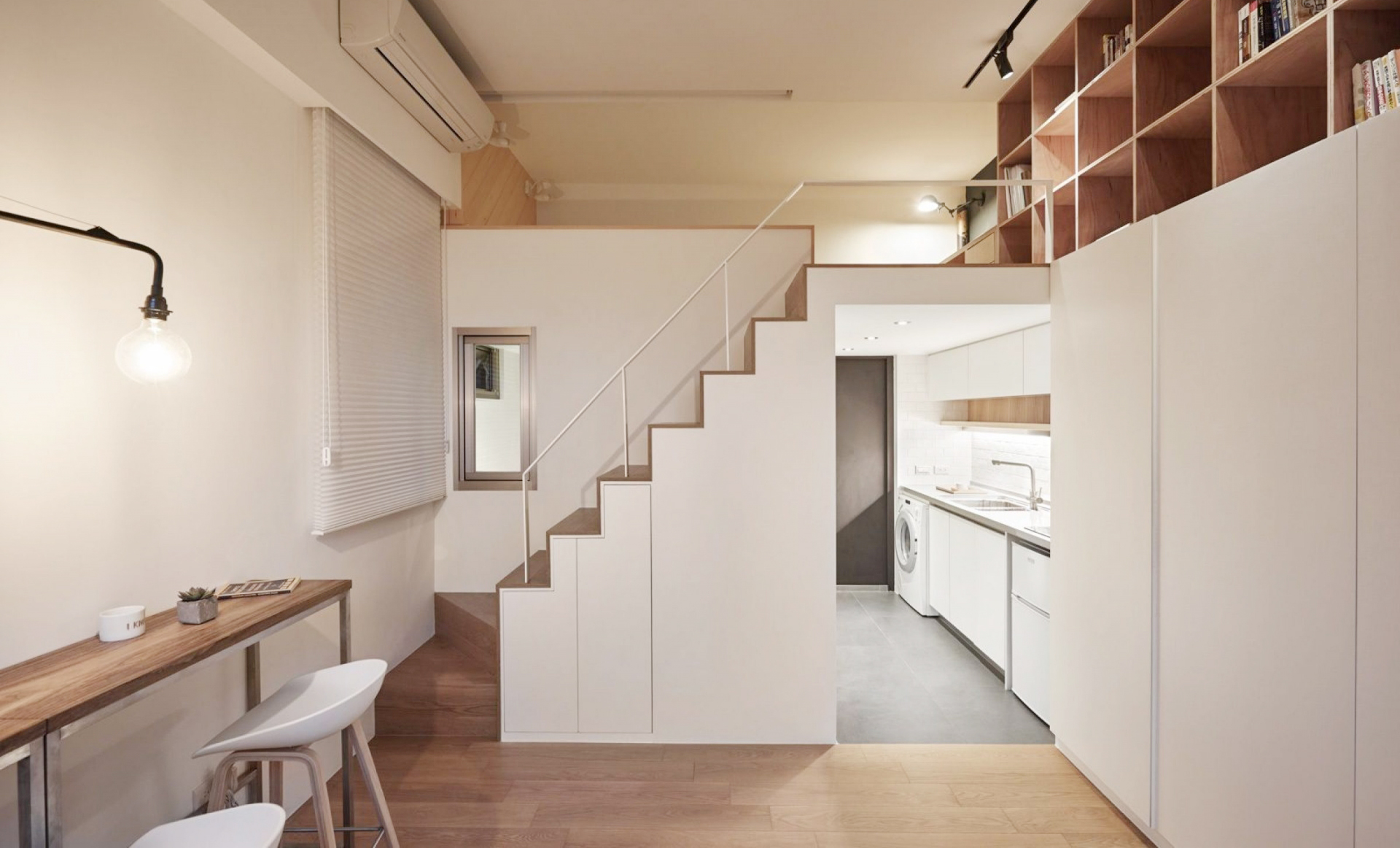 Căn hộ 22m² của cô nàng độc thân ở Đài Bắc với nội thất bằng gỗ sồi tuyệt đẹp