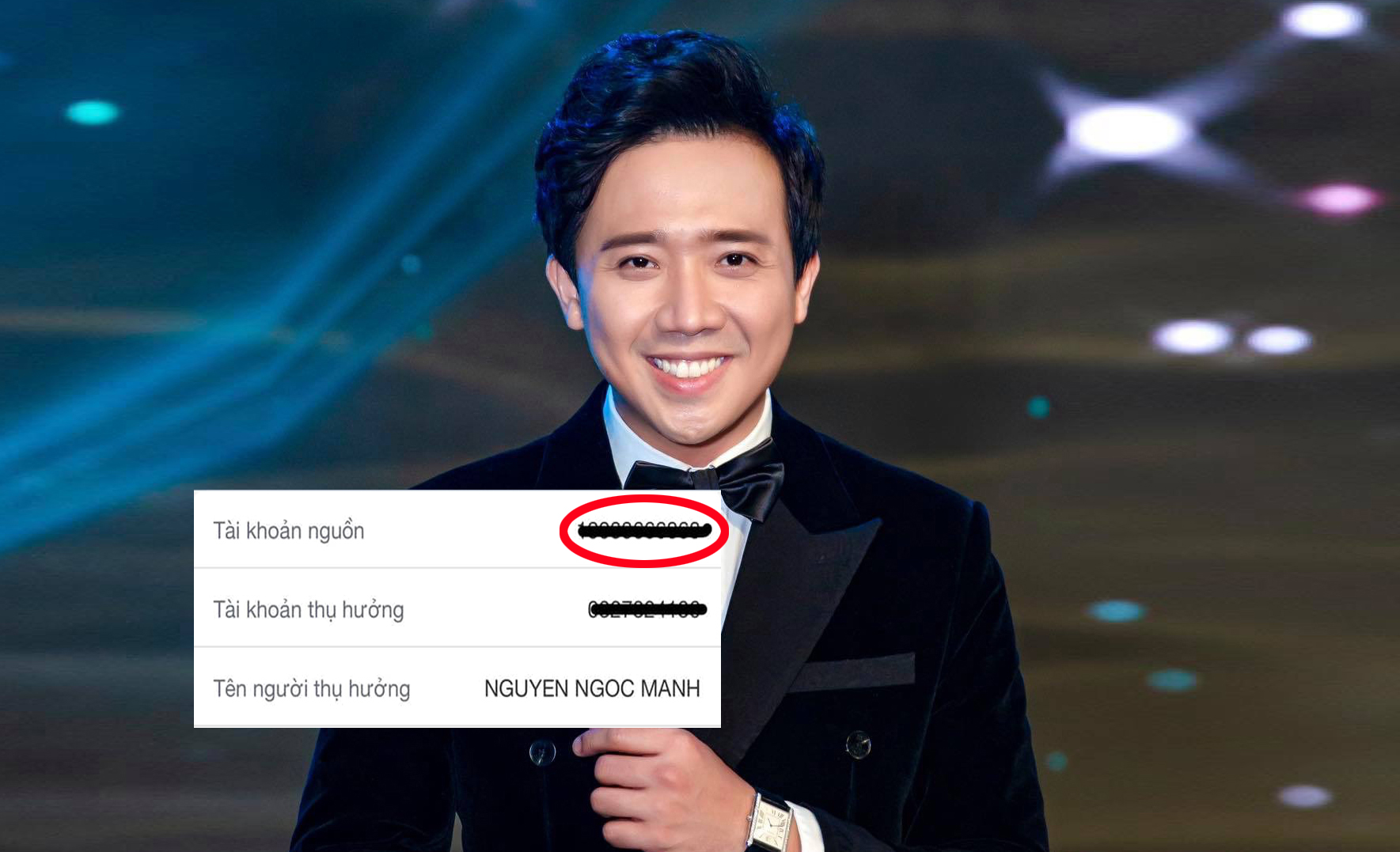 Trấn Thành bị soi số tài khoản siêu đẹp "hiếm có khó tìm" khi ủng hộ tiền cho "anh hùng" Nguyễn Ngọc Mạnh