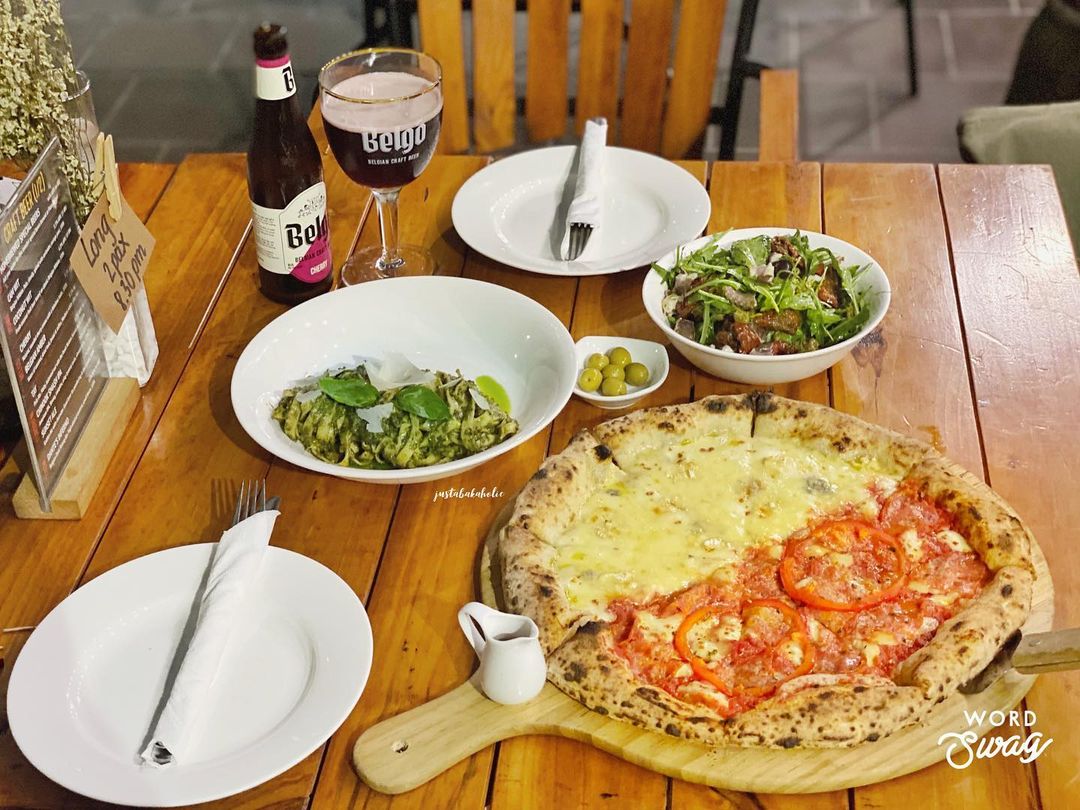 Pizza Belga mang chuẩn hương vị Ý.