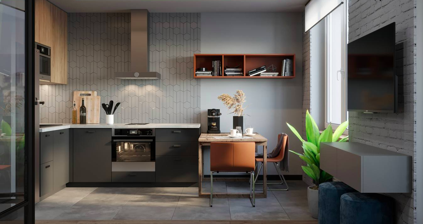 Căn hộ 35m² của chàng độc thân với logia chất lừ cùng phong cách thiết kế mạnh mẽ, nam tính