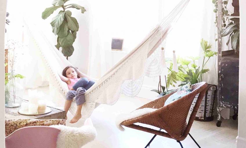 Võng treo, cách mang "thiên đường" nghỉ ngơi duyên dáng vào không gian sống