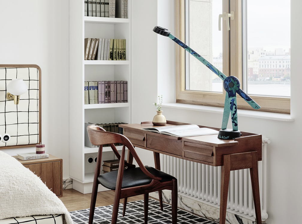 Căn hộ 49m² của chàng sinh viên thích dùng đá cẩm thạch để trang trí nhà