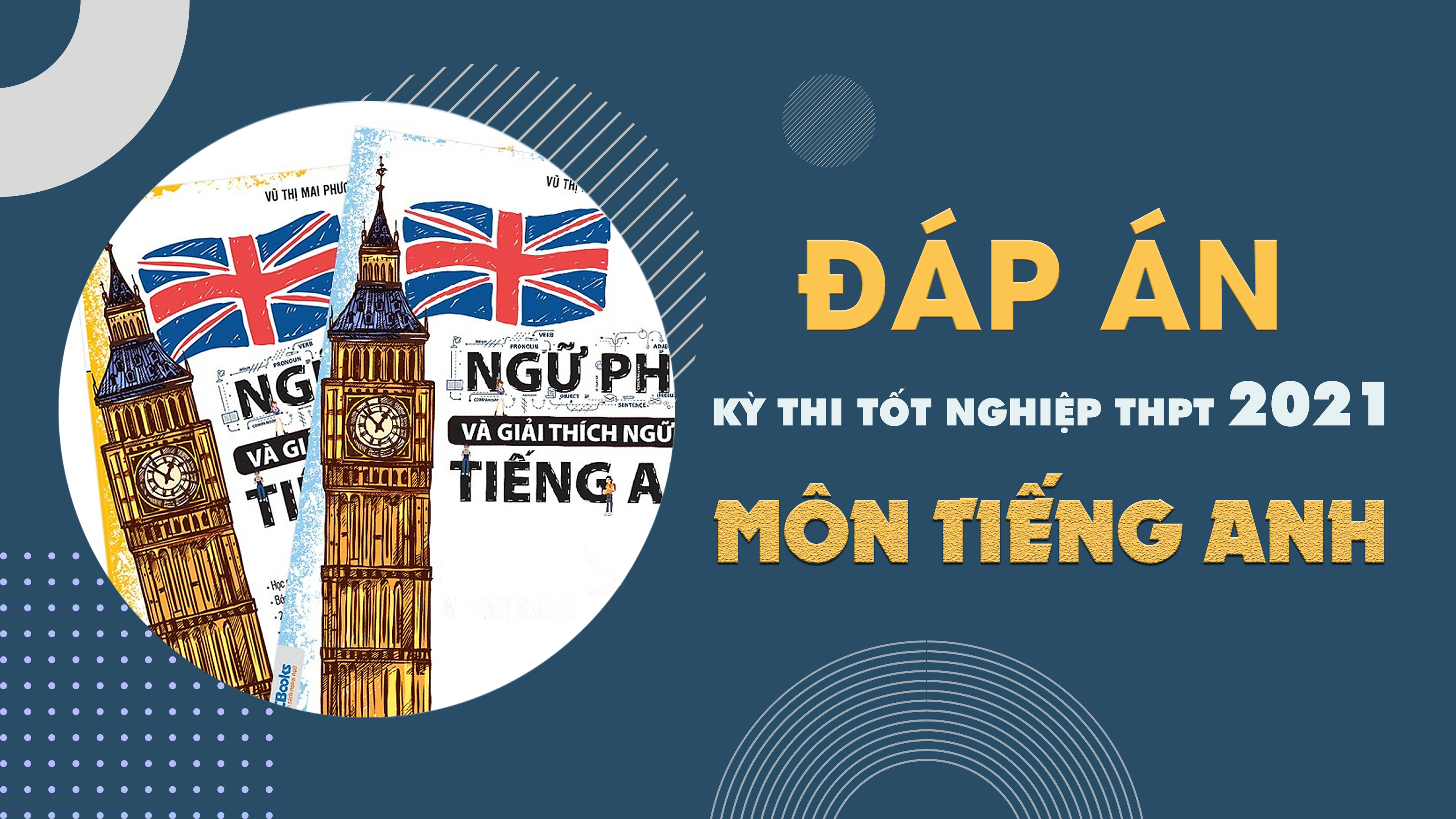 Đáp án đề thi môn Tiếng Anh THPT Quốc gia lần 1 năm 2021 - Tất cả các mã đề