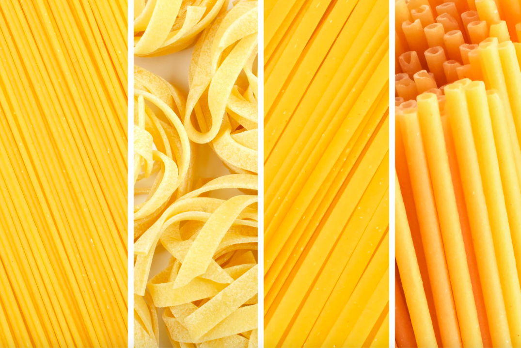 Spaghetti là loại pasta phổ biến nhất, chỉ những sợi mì dài.