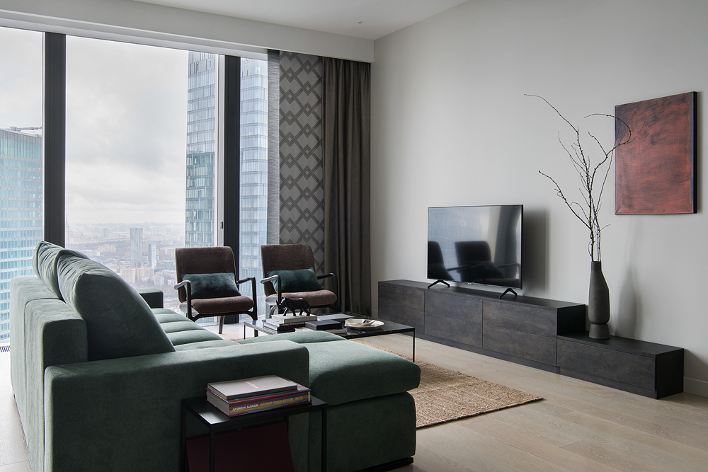 Căn hộ 110m² sang chảnh ở toà nhà chọc trời của quý ông độc thân