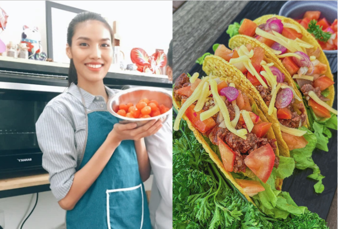 'Dâu hào môn' Lan Khuê trổ tài làm Tacos, Huyền Baby ăn trái cây giữ dáng
