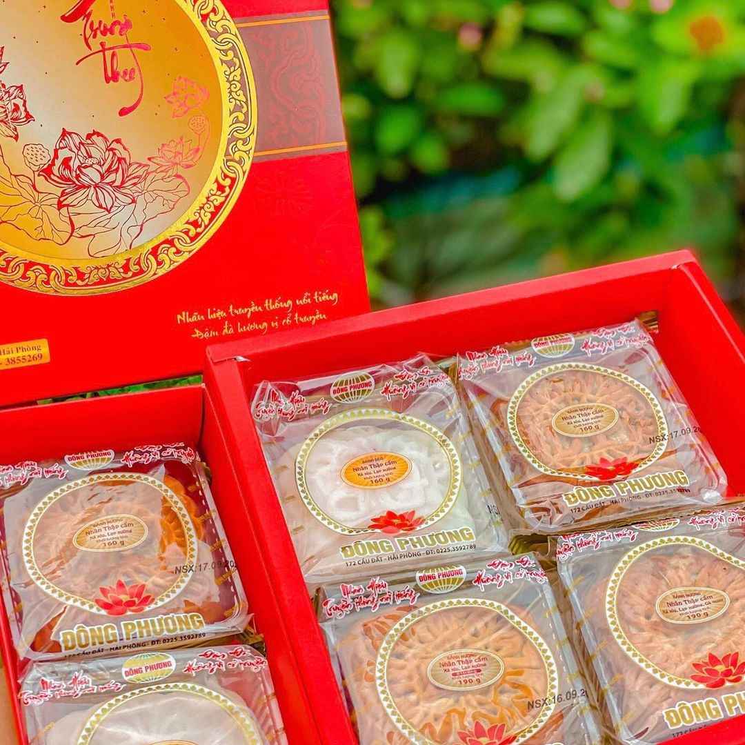 Đông Phương là một trong những thương hiệu bánh trung thu lâu đời nhất tại Hải Phòng. Ảnh: bonggg_store