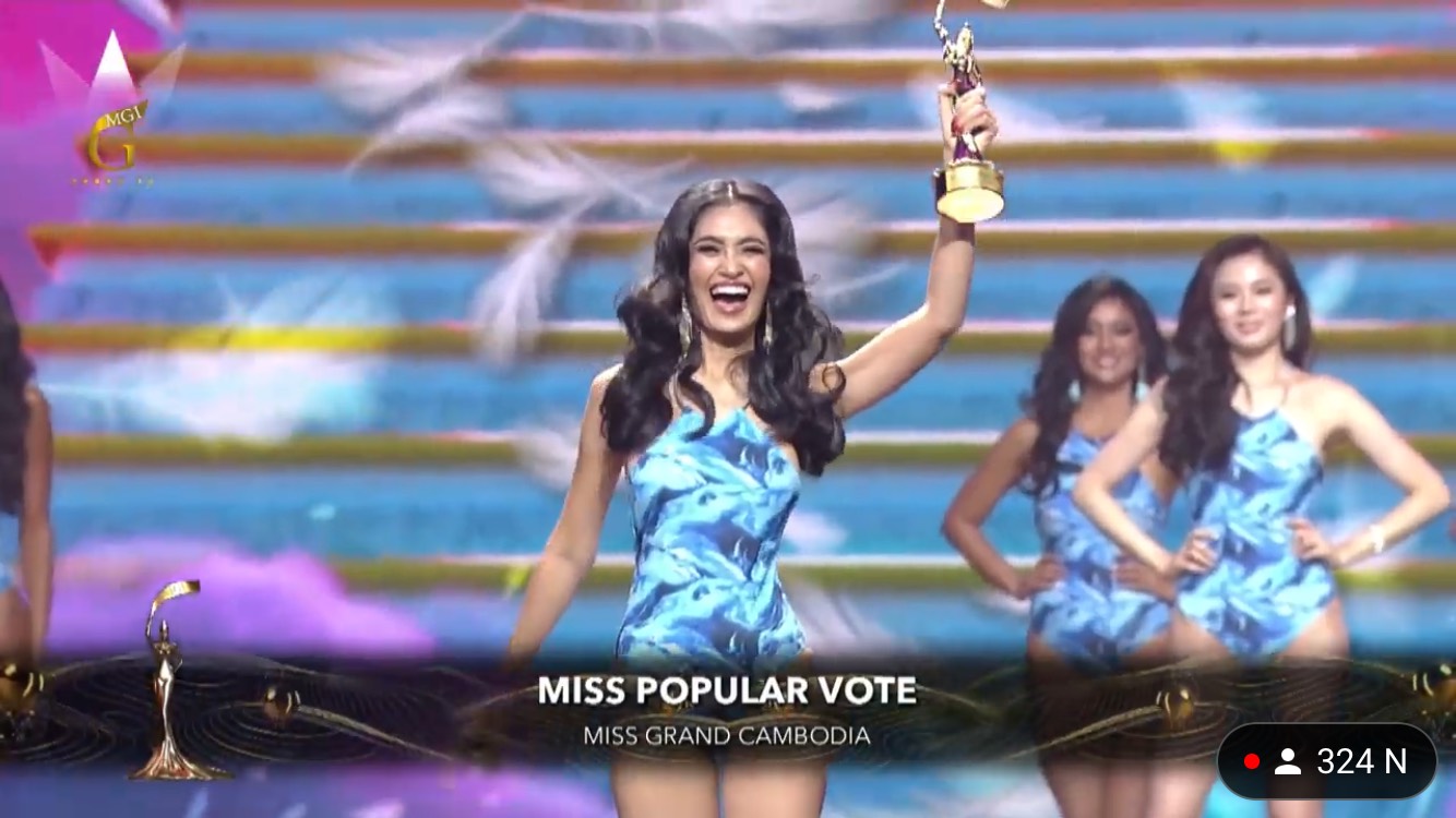 Người đẹp Campuchia thắng giải Miss Popular Vote