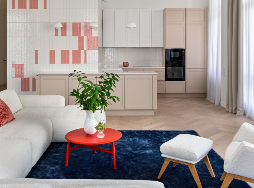 Căn hộ 200m² chuẩn nhà của người có gu, dùng màu pastel nhẹ nhàng nhưng không thiếu điểm nhấn