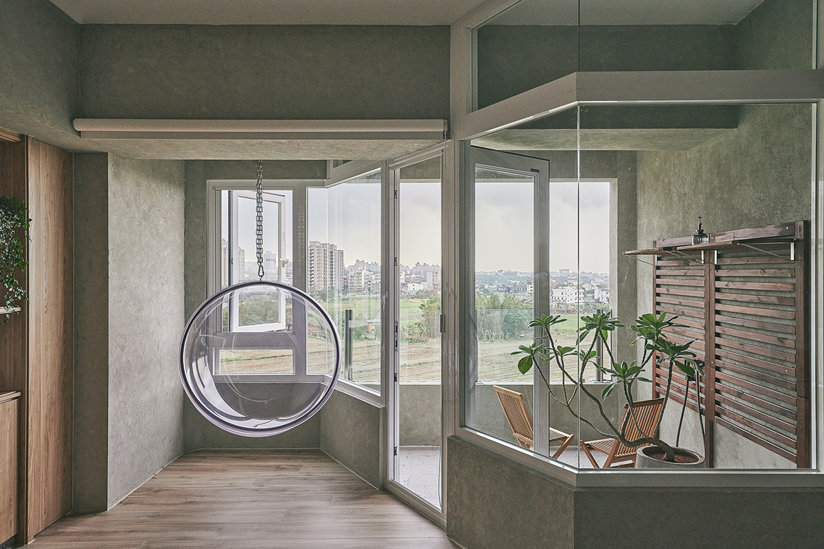 Căn hộ không ban công với thoáng và thư giãn nhờ thiết kế "nhà kính" đẹp mắt