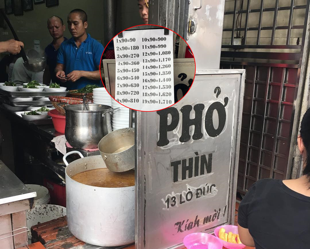 Phở Thìn Lò Đúc tăng giá lên 90 ngàn, đứng đầu danh sách quán phở đắt xắt ra miếng ở Hà Nội