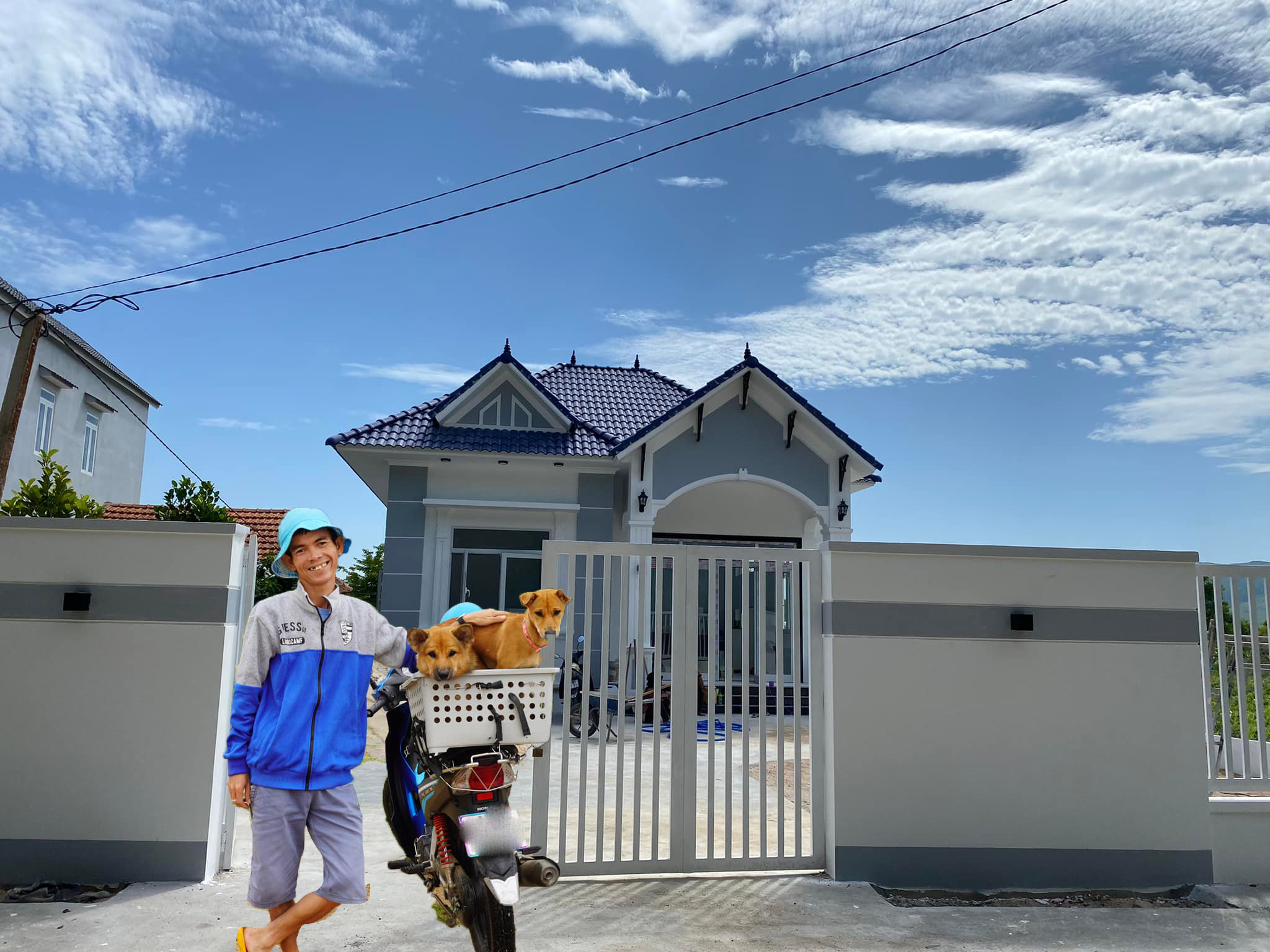 Chàng chăn bò Soytiet khoe nhà 1 tỷ đồng mới, diện tích gần 650m² có đến 2 mảnh vườn