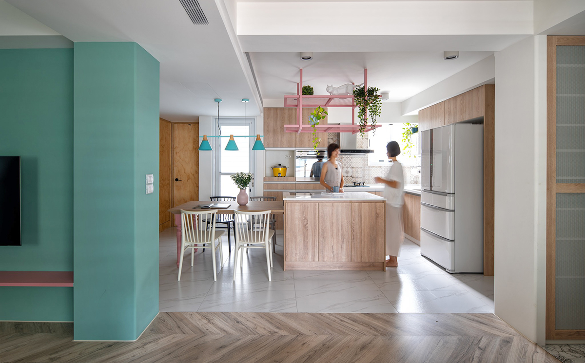 2 chị em “xuống tiền” cải tạo căn hộ 40 năm thành không gian trẻ trung, đậm chất thành thị