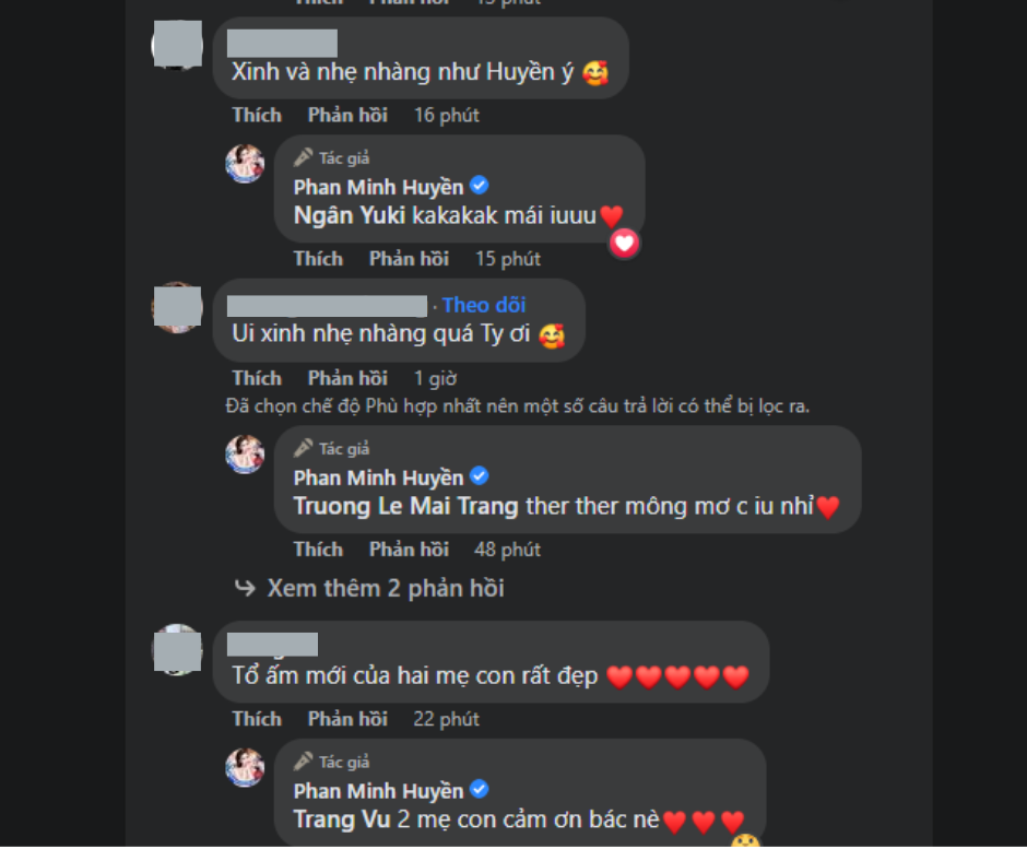 Những lời khen về căn nhà mới của mọi người