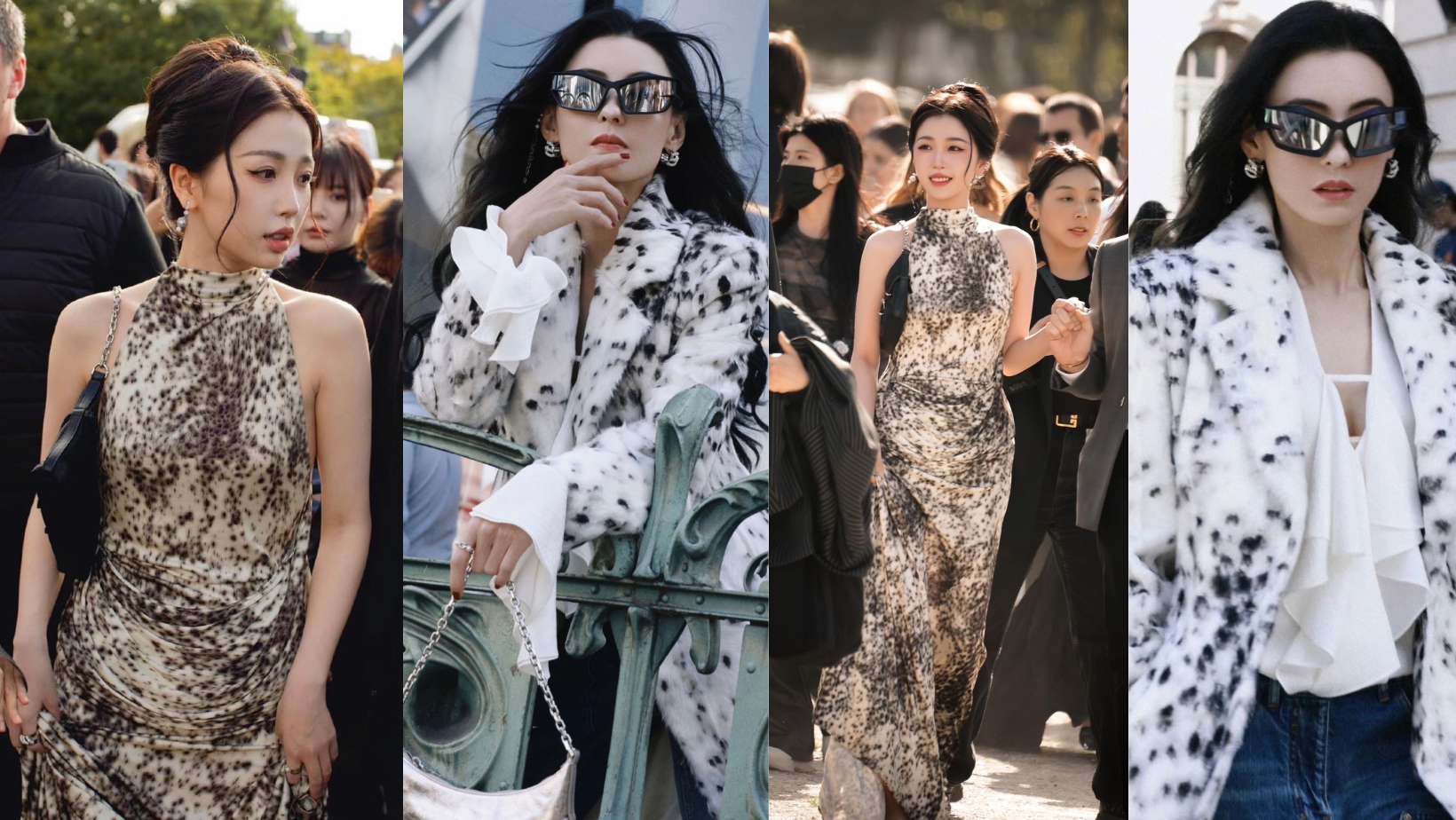 Trương Bá Chi - Ngu Thư Hân gây sốt khi chung khung hình tại show Givenchy