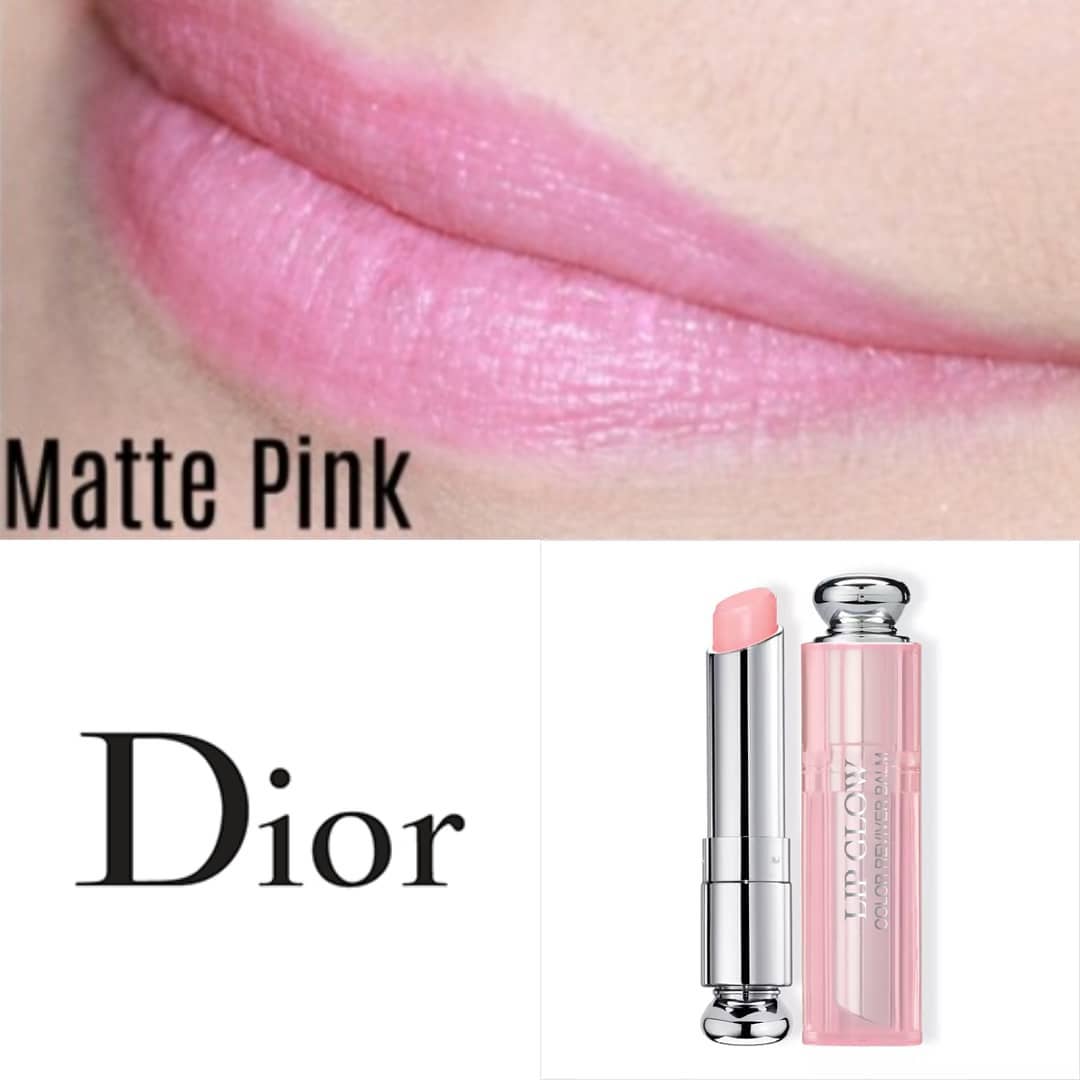 Son dưỡng có màu lì Dior Addict Lip Glow Matte Finish màu Matte Pink - Ảnh: brandname