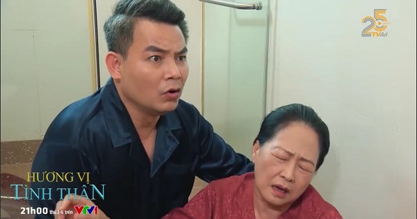 Hương vị tình thân tập 79: Thấy mẹ ngã, không cần biết sự tình, ông Khang lao tới quát vợ: Cô đã làm gì mẹ tôi?