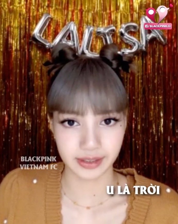 Lisa (BLACKPINK) bất ngờ thổ lộ tình cảm cực ngọt với fan Việt Nam - Ảnh 1