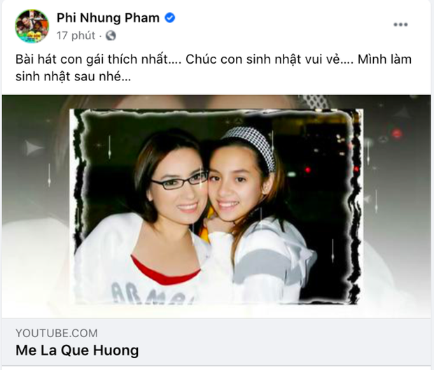 Bài đăng cuối của Phi Nhung, xót xa lời hứa dành cho con gái trước khi qua đời  - Ảnh 1