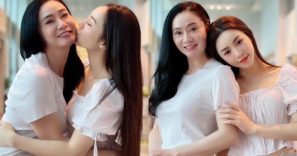Quách Thu Phương trẻ trung đọ sắc bên đàn em kém gần 20 tuổi Quỳnh Kool