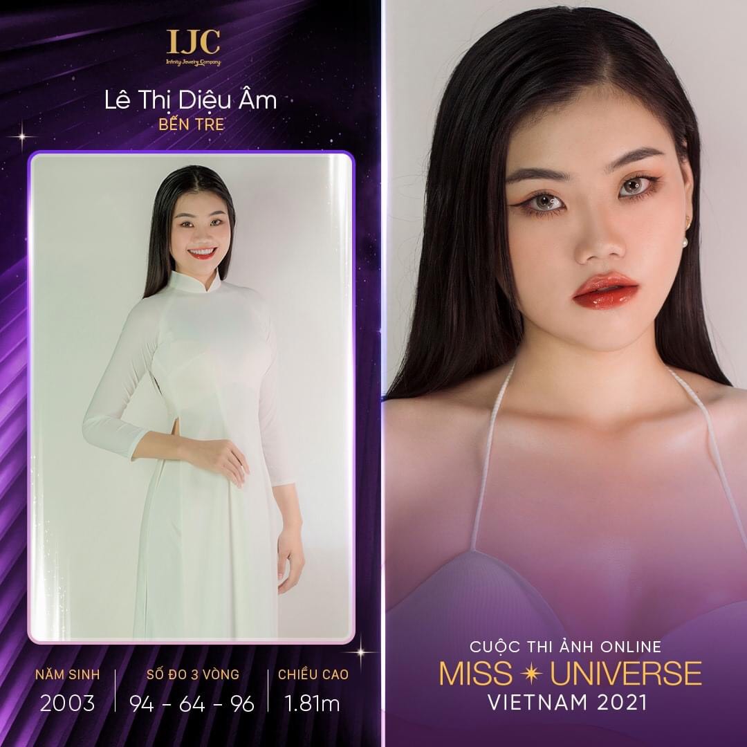Cô gái sinh năm 2003, sở hữu chiều cao ấn tượng 1,81m tại Hoa hậu Hoàn vũ Việt Nam 2021 - Ảnh 1