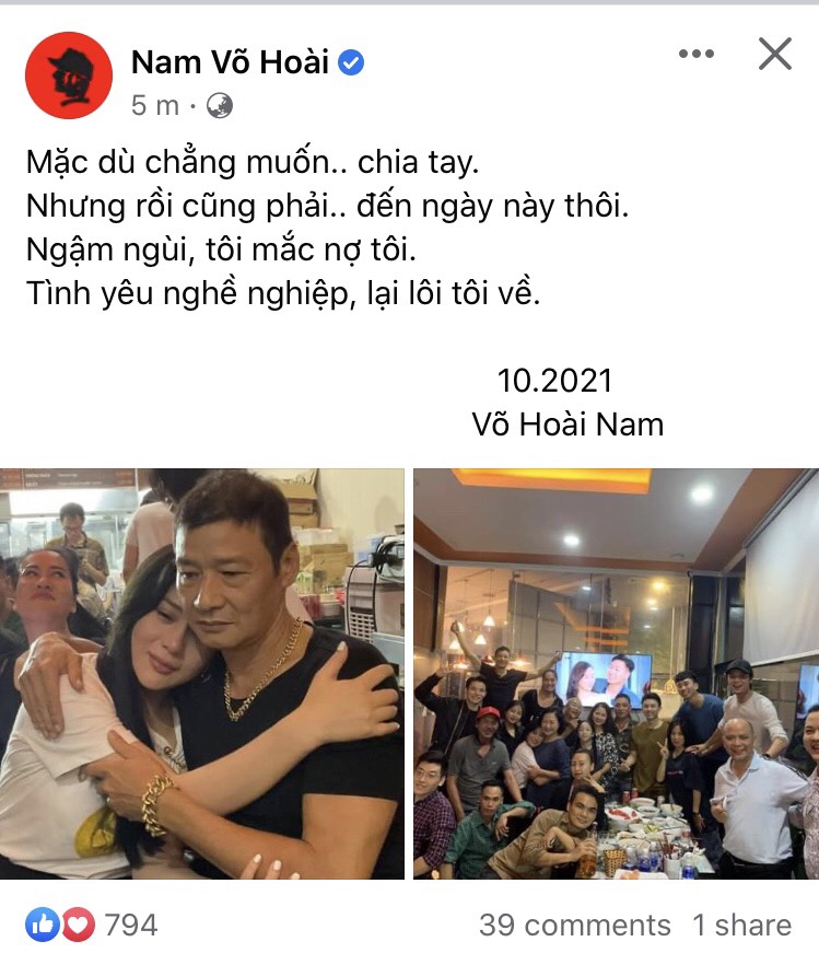NSƯT Võ Hoài Nam xúc động ngày chia tay Hương vị tình thân.