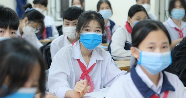 Học sinh trở lại trường học: Không bắt buộc đeo khẩu trang trong lớp