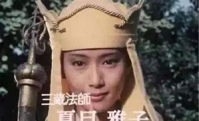 Nữ diễn viên Natsume Masako vào vai Đường Tăng trong 'Tây du ký' do Nhật Bản sản xuất.