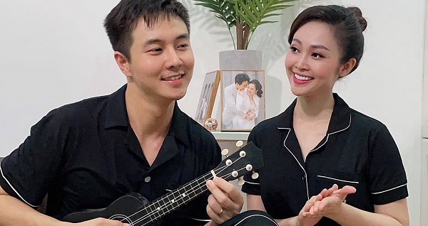 Vợ Đức Hiếu "Phố trong làng" ghen vì chồng thân mật với bạn diễn Minh Thu