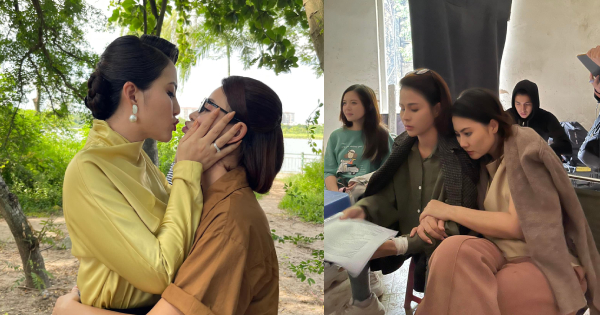 Ảnh hậu trường 'Mặt nạ gương': Mối tình ngang trái giữa con chồng và mẹ kế