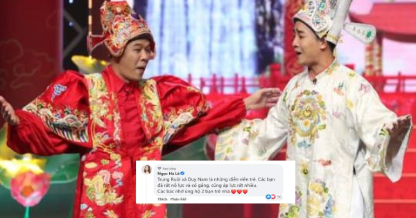 Bà xã Công Lý lên tiếng khi Nam Tào, Bắc Đẩu mới của 'Táo quân 2022' bị chê không đủ tầm